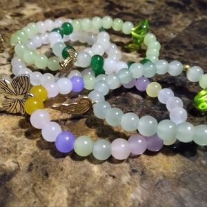 Elegant Multi-Color Beaded Bracelet